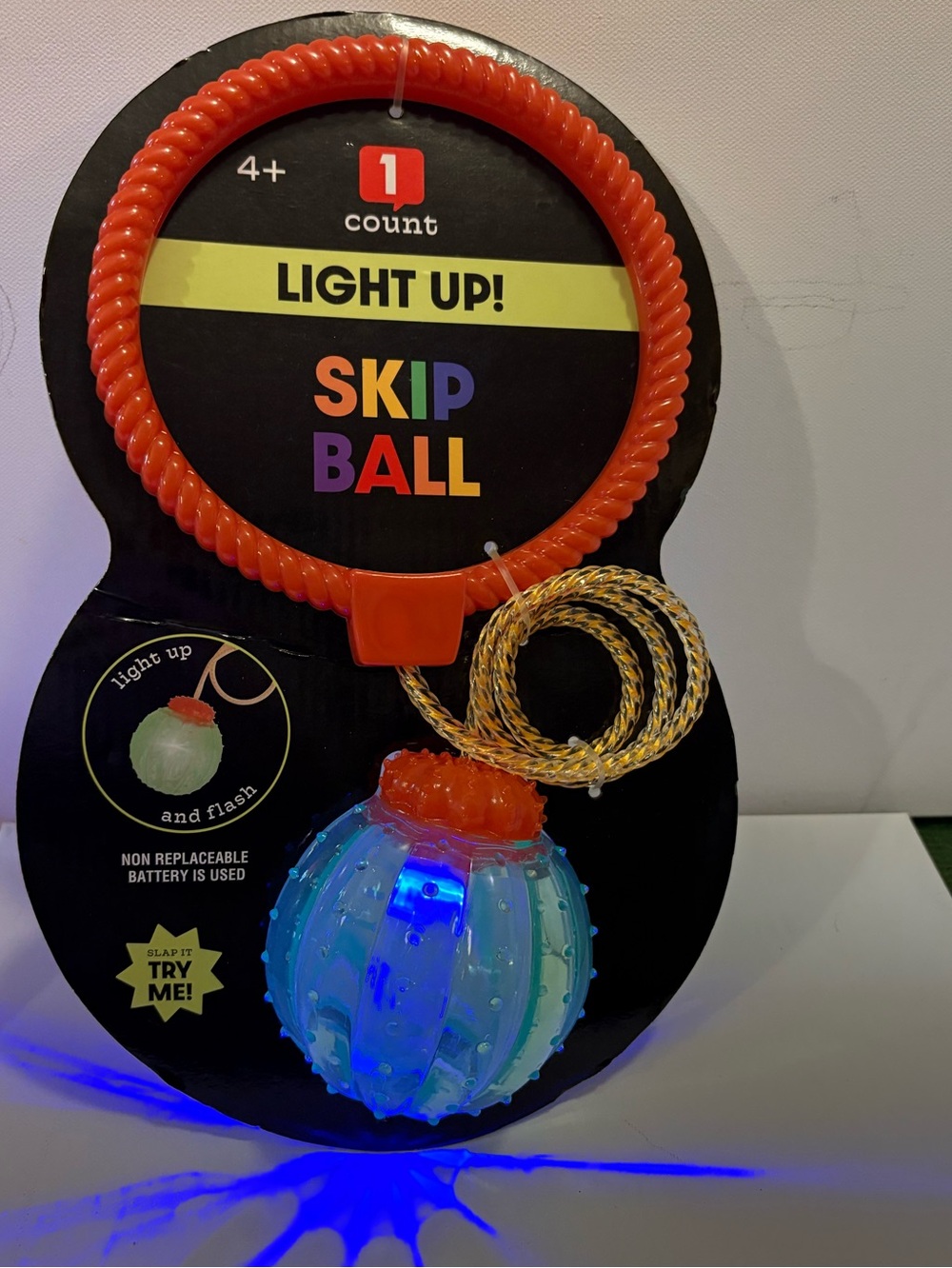 Vintage Light Up Skip Ball still in package Kids toys vintage toys outdoor toy